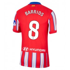 Atletico Madrid Pablo Barrios #8 Hjemmedrakt 2024-25 Kortermet